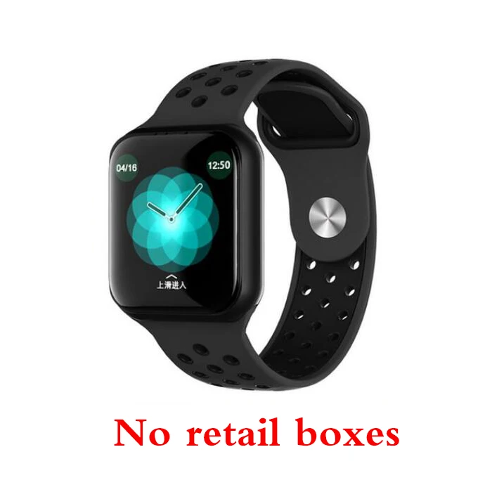 F9 black no box WLMLBU F8 умные часы IP67 водонепроницаемые 15 дней в режиме ожидания пульсометр кровяное давление Smartwatch Поддержка IOS Android - Цвет: F9 black no box