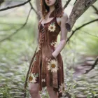 Женское платье в стиле девушки Мори, удобное и популярное платье на бретелях с асимметричным подолом, с принтом подсолнухов и бабочек, без рукавов