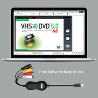 ezcap 172 1568 upgrade to 159 usb 2 0 audio video capture stick cvbs s video recording card for v8 hi8 dvd vhs dvr tv camcorder