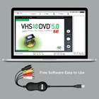 EzCAP 172 1568 обновление до 159 USB 2,0 Аудио Видео Захват карты CVBS S-видео Запись карты для V8 Hi8 DVD VHS DVR ТВ видеокамеры
