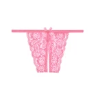 6 шт женщины сексуальные стринги нижнее белье для девочек, милые трусики с бантом интимной трусы одноцветное нижнее белье для женщин, XXS-L 2211N