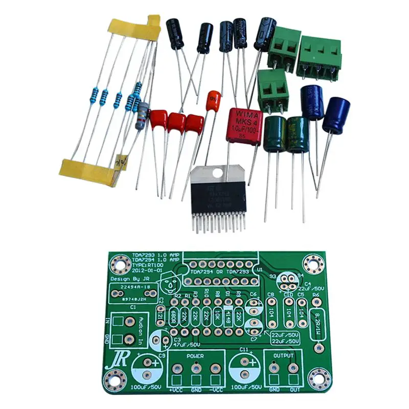 

Retail TDA7294 80W 100W Mono Audio AMP Amplifier Board DC30V-40V Kits Fit for TDA7293 Green