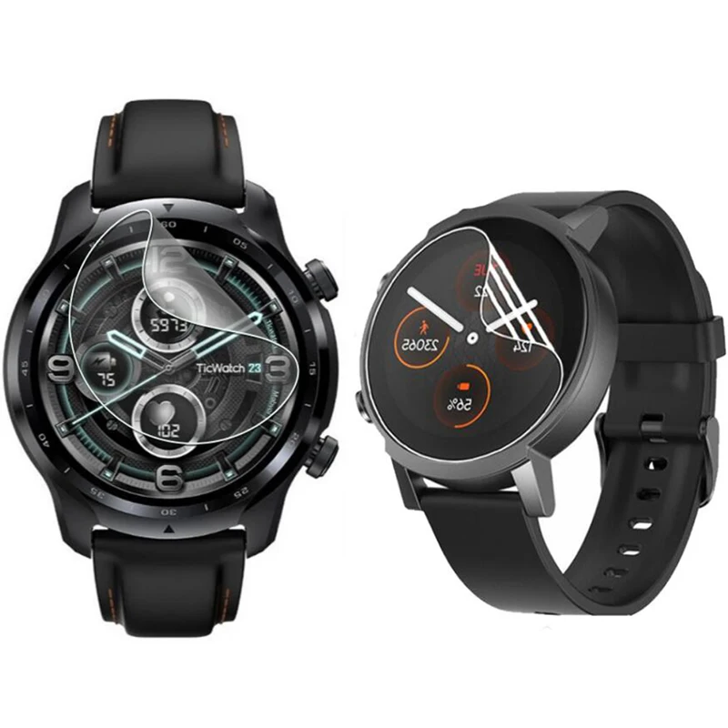 

5pcs Soft TPU Clear Screen Protector Cover Protective Film For Ticwatch 2/S/E/Pro 3/4G 2020/C2 Plus/E2/S2 GTX Sport Smart Watch