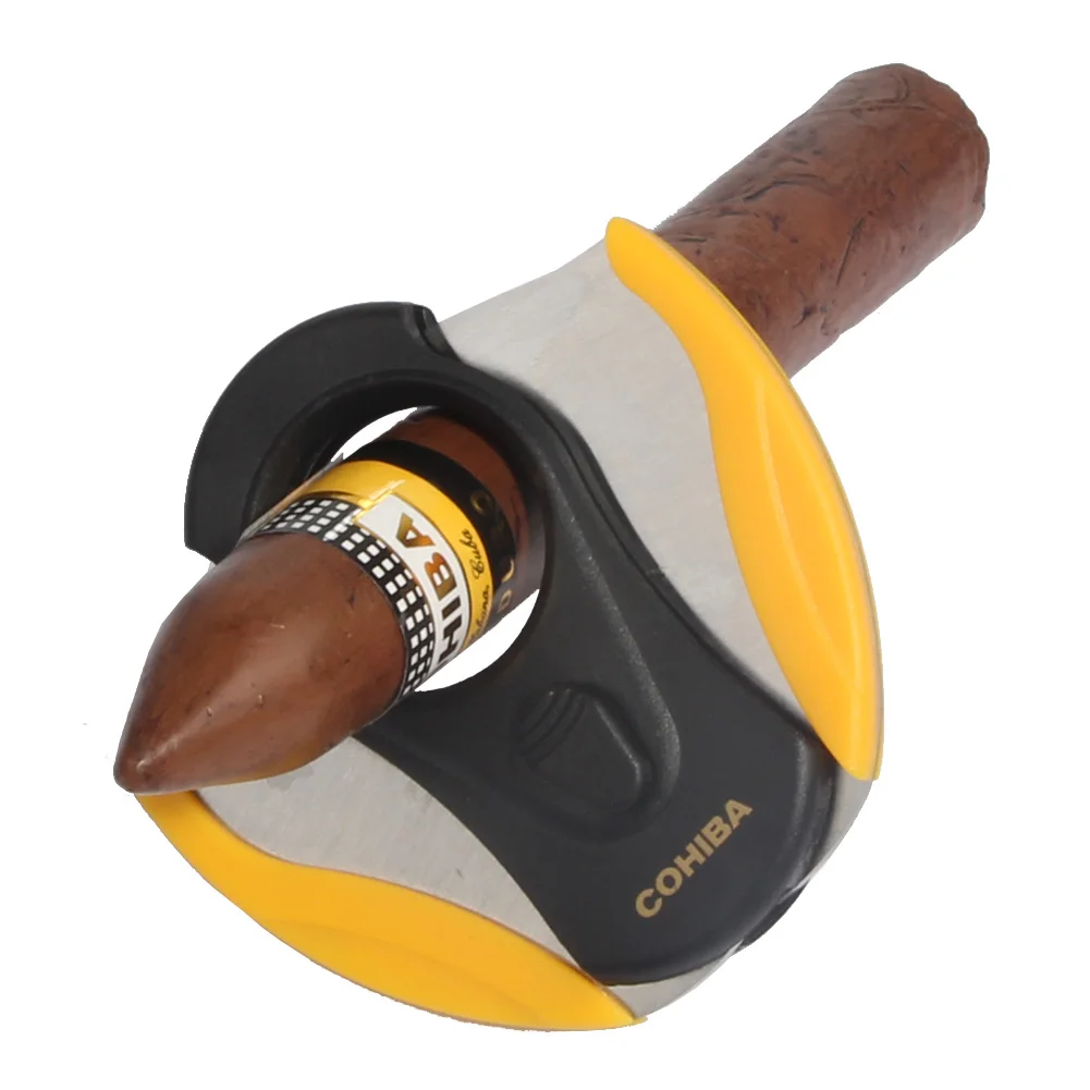 COHIBA резак для сигар лезвия из нержавеющей стали гильотина Портативный нож резки