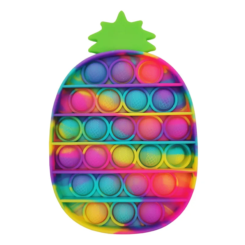 

Pineapple Pop Push Bubble Fidget Toy Antistress Squeeze Sensory Toy Relief Squishy Anti-Stress Toys Gift For Adults Children