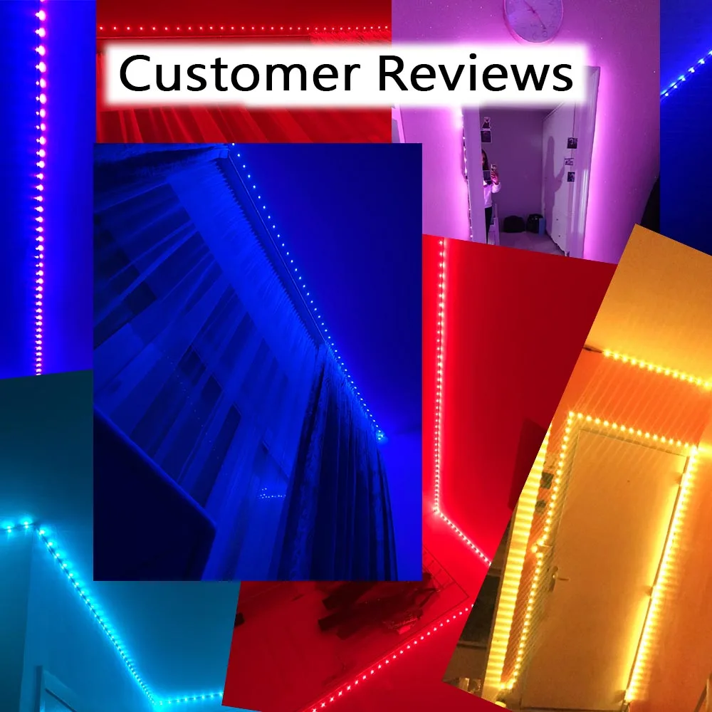 

Voice Control LED Strip 12V Wifi work with Alexa Google Assistant Festoon Ribbon Light for room RGB Tape Lumens Holiday Lighting