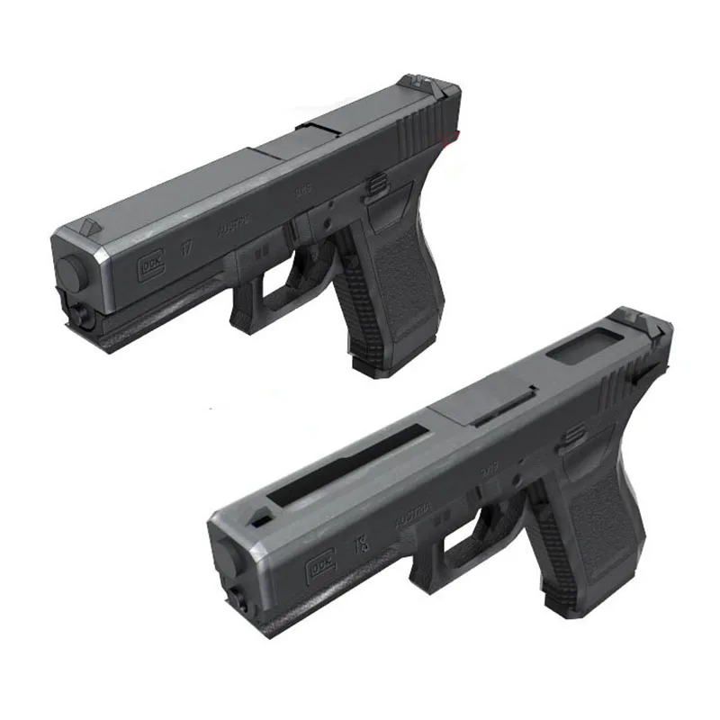 1:1 бумажная модель пистолета DIY 3D карточка строительные наборы игрушки для