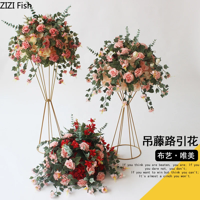 Скандинавский декор для свадьбы имитация цветочного шара искусственный цветок