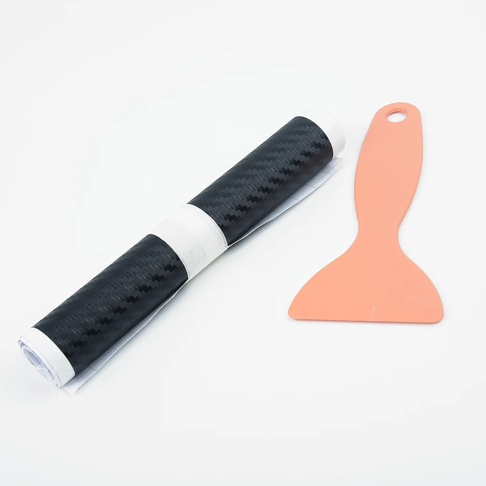 Универсальный комплект из 4 предметов автомобильная 3D накладка углеродного