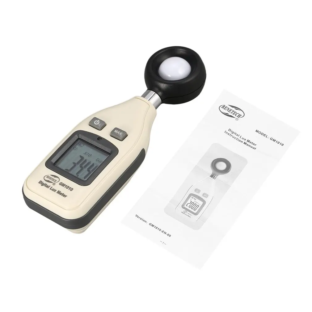 BENETECH GM1010 сплит светильник Люксметр цифровая Подсветка 0 ~ 200000 лк измеритель