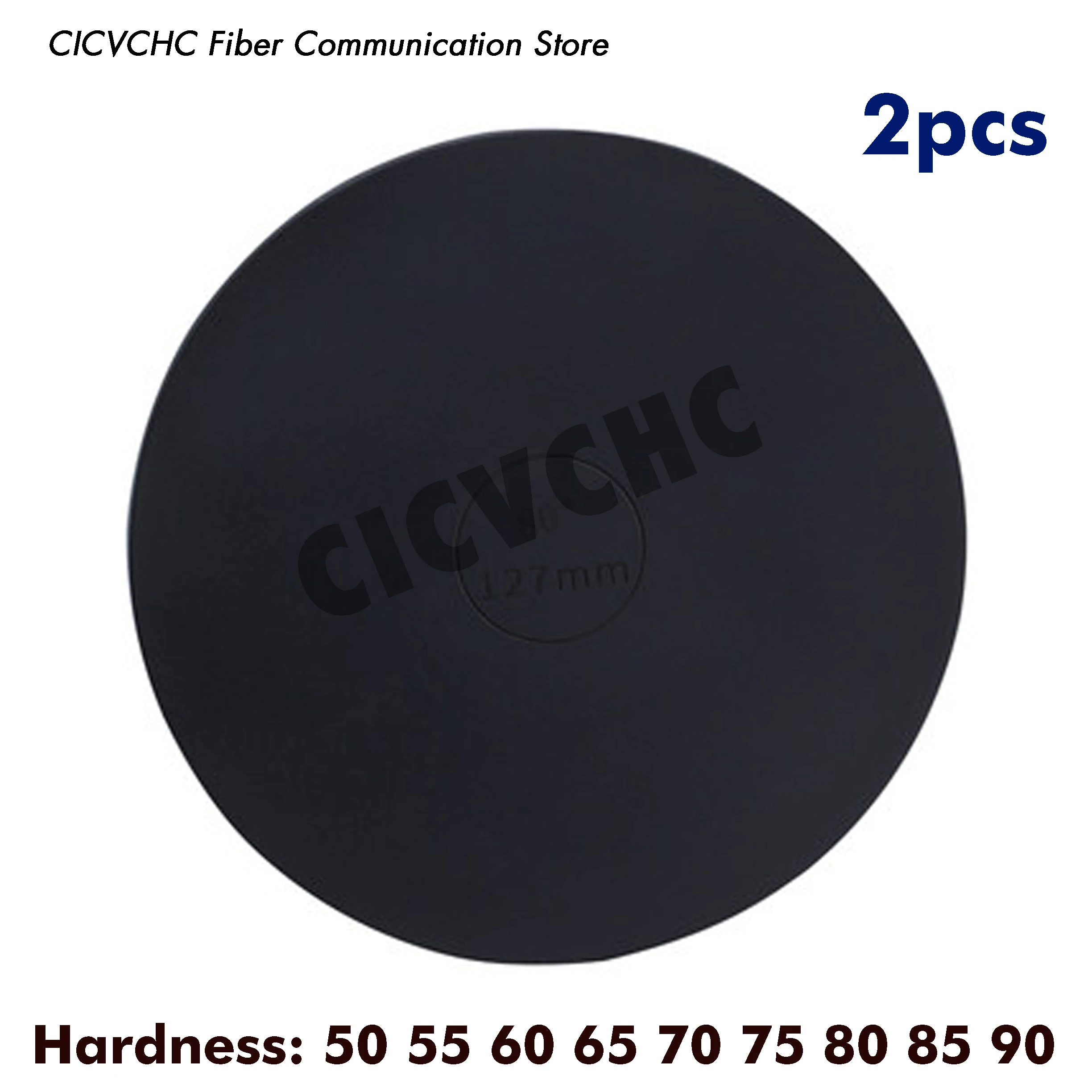 2pcs Polishing Pad Roud 127mm with 50, 55, 60, 65, 70, 75, 80, 85, 90 hardness