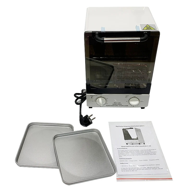 

OOS High temperature Disinfecting Cabinets Nail Art Salon Sterilizer Box Portable Sterilizing Manicure Tools Nail Art Equipment
