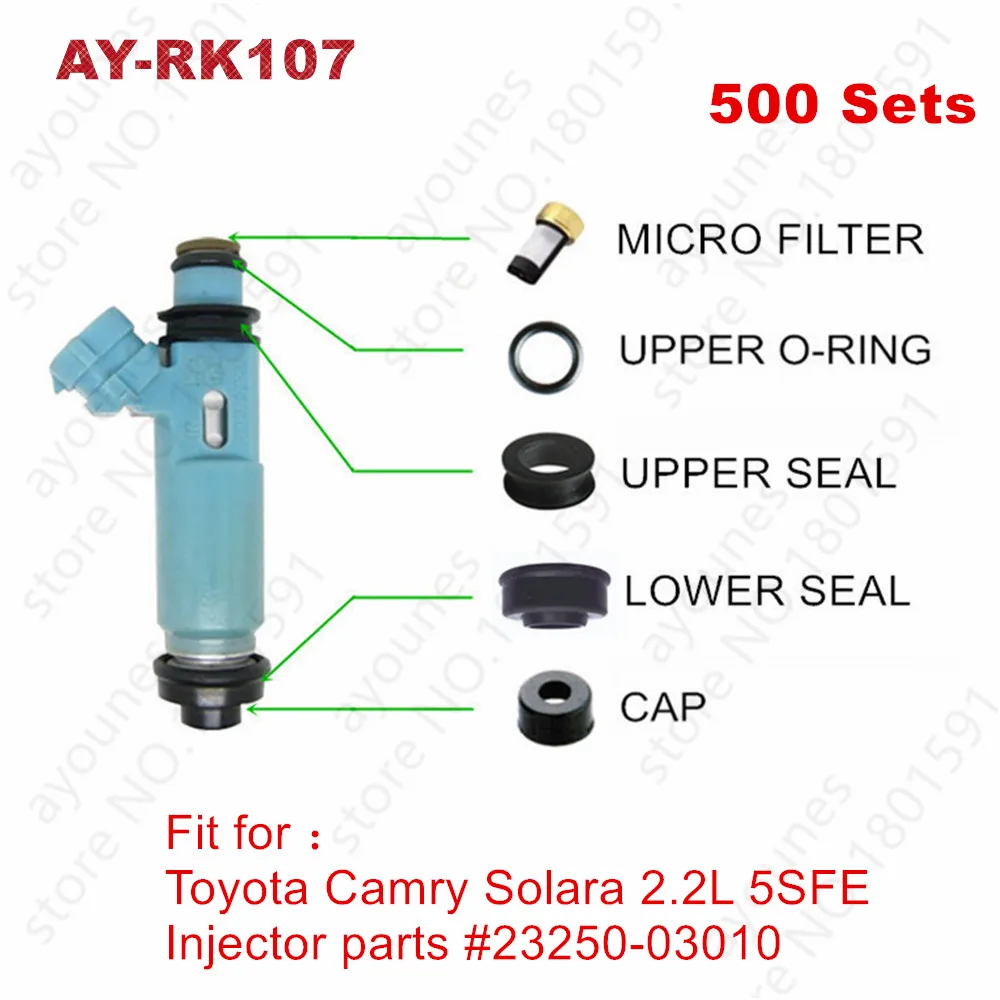 500sets fuel injector repair k	