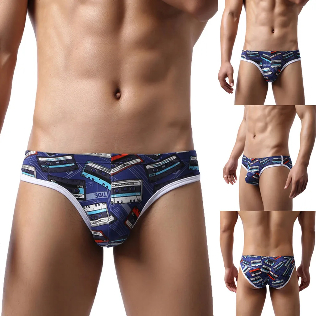 Лидер продаж 2020 Стильное мужское нижнее белье с принтом Мужские штаны для дома