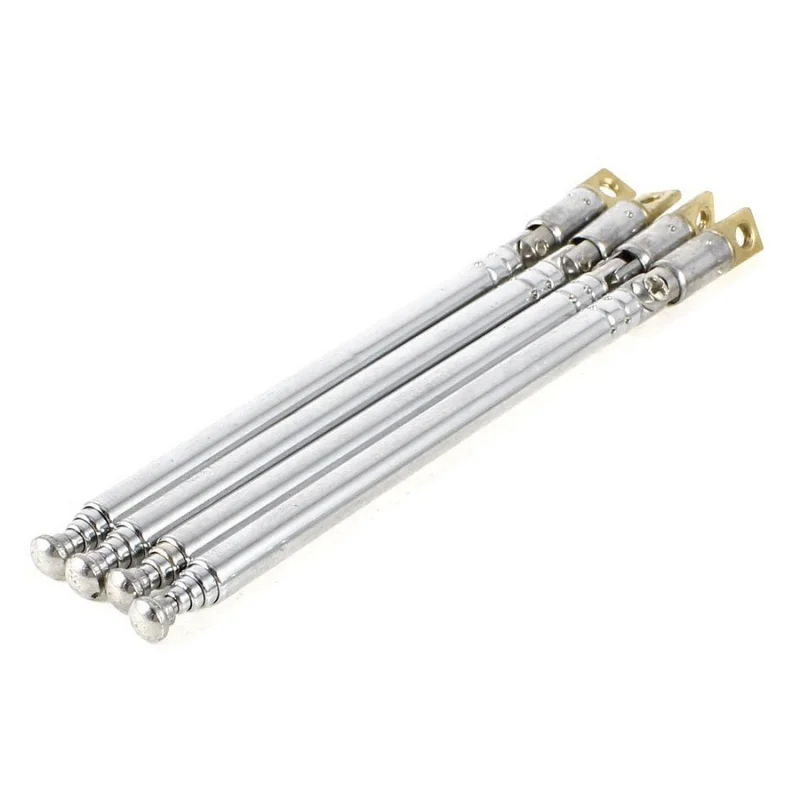5 Pcs 32cm Length Section Telescopic AM FM Radio Antenna 180 Degree | Электроника