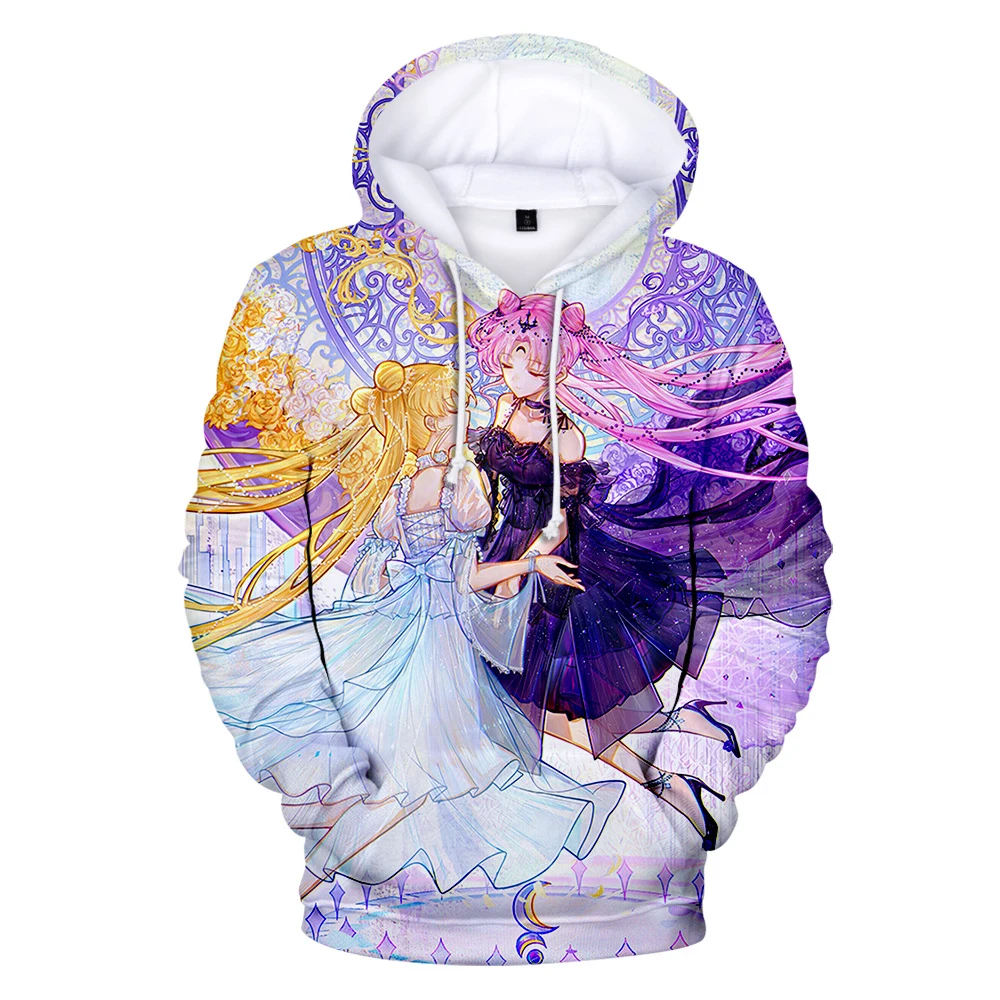 

Loose Fashion Design Sailor Moon Hoodies Sweatshirts kinderen/meisje Casual Hoodie Sweatshirts Harajuku Streetwear H All-match
