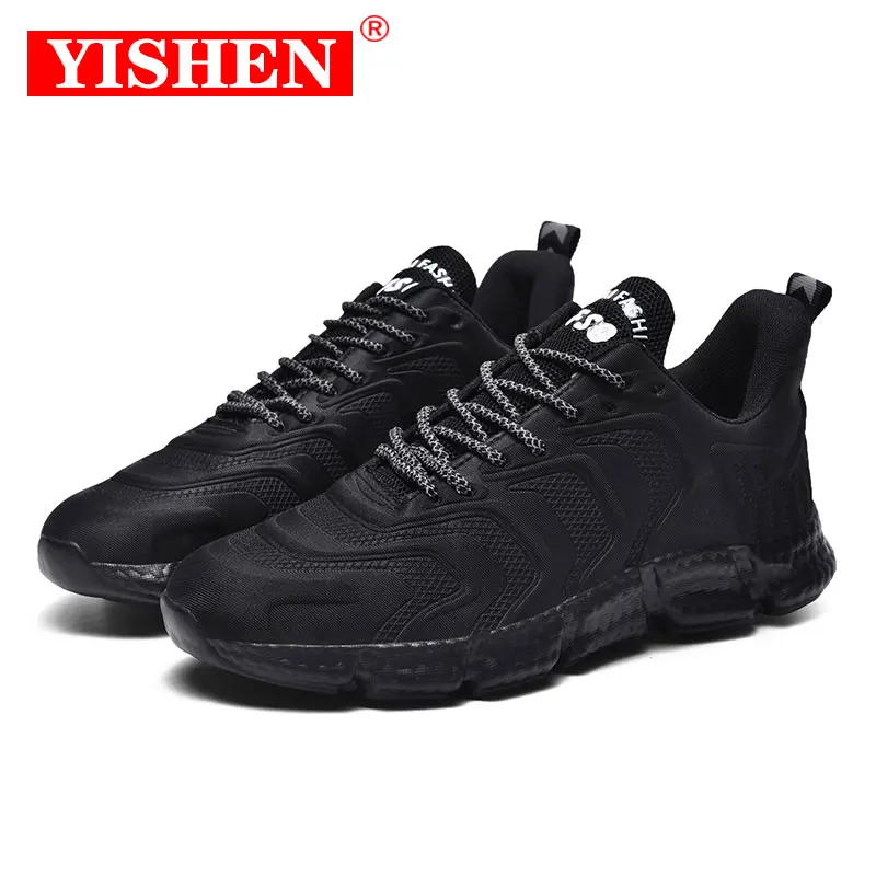 

Кроссовки YISHEN мужские спортивные, дышащие удобные, амортизирующие, для бега, модная спортивная обувь для ходьбы, размеры 39-47
