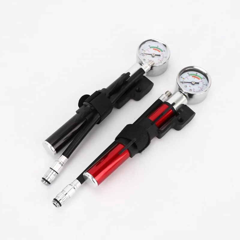 Multifunction Cycling Hand Pump Portable Bike Miniature With Barometer Inflator Presta And Schrader Road MTB Tire Bicycle | Спорт и