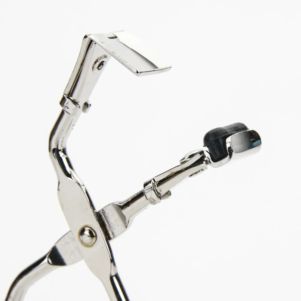 Металлические щипцы для завивки ресниц зажим макияжа инструмент с силиконовой