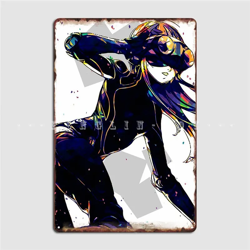 

Persona Game Pop Art 6 Metal Plaque Poster Cinema Kitchen Cinema Funny Mural Painting Tin Sign Posters