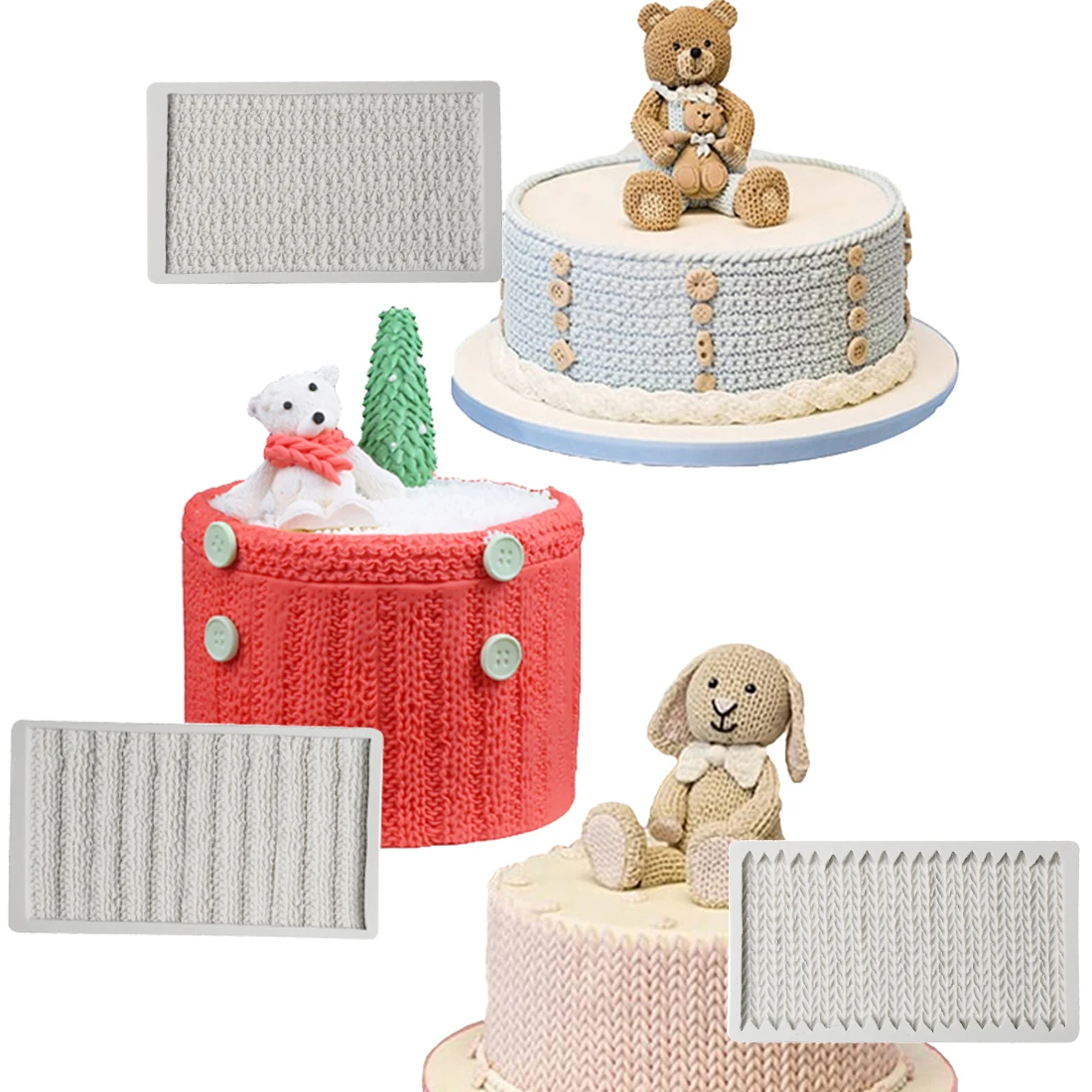 Силиконовая форма для украшения выпечки|Формы тортов| |