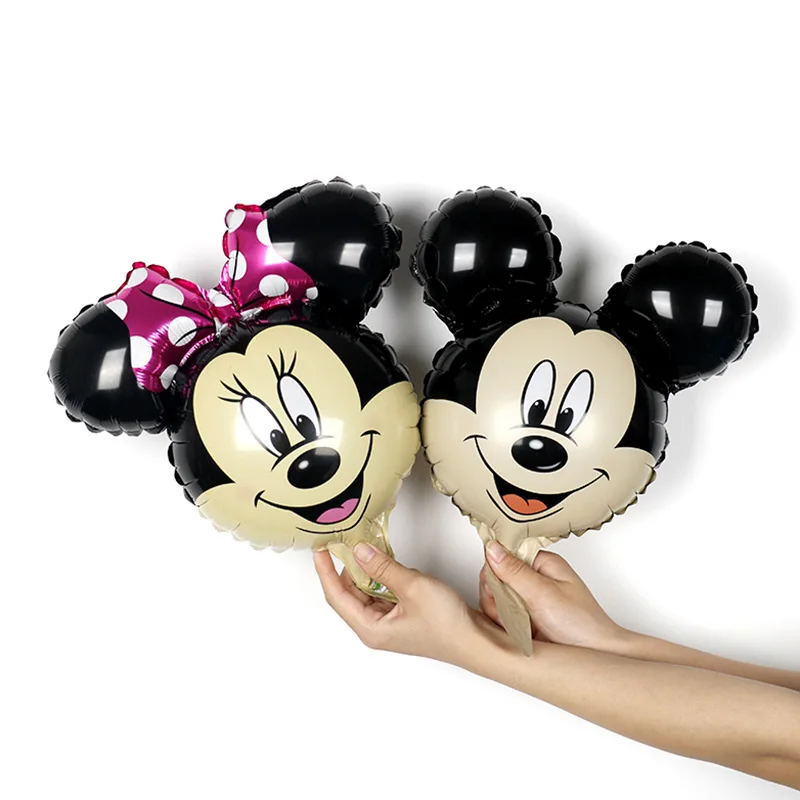 

6pcs/lot Disney Mickey Mouse Party Balloons Minnie Mickey Balloon Baby Shower Birthday Party Decorations Kids Toy Gifts favor