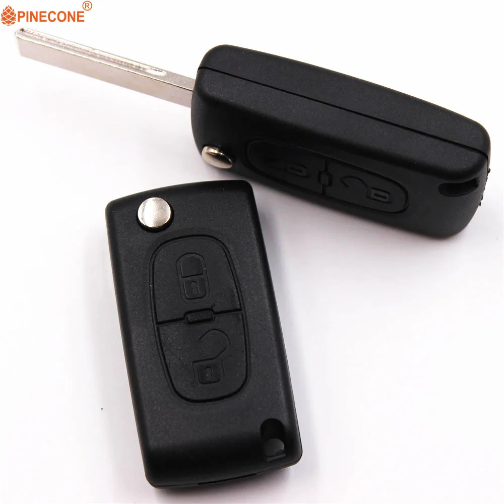 Сменный ключ PINECONE чехол брелок для Peugeot 107 207 307 307S 308 407 607 слесарная поставка с 2