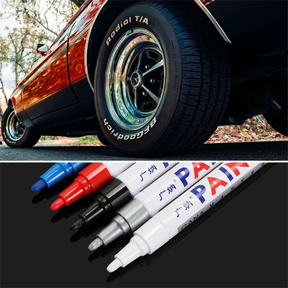 Ручка для краски автомобиля водонепроницаемая маркерная ручка колес Kia VENGA Sportage 2
