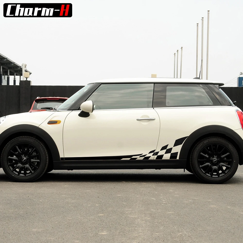 2 шт. Cay Стайлинг боковая наклейка для Mini Cooper F56 2014 в подарок крышка Hardtop боковые
