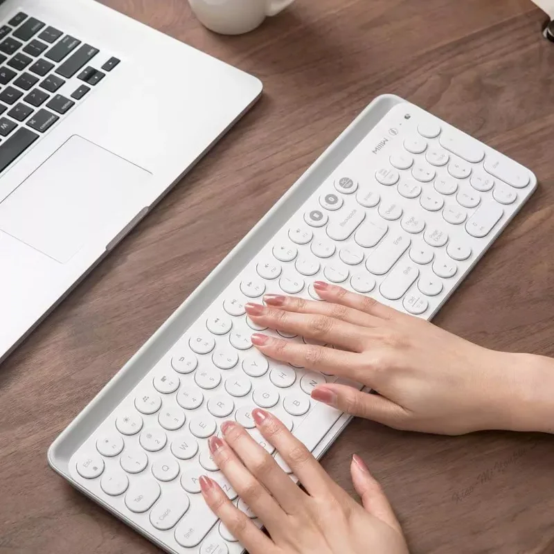 

xiaomi Youpin Miiiw Bluetooth dual-mode keyboard MWBK01 104-key 2.4GHz multi-system compatible wireless portable keyboard