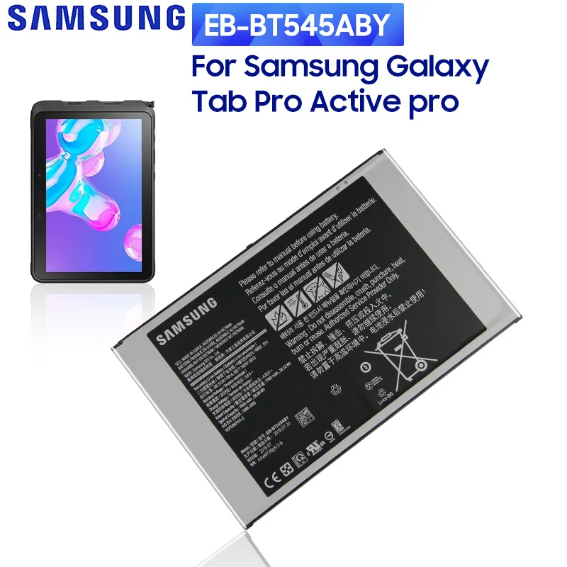 

Original Replacment Battery EB-BT545ABY For Samsung Galaxy Tab Pro Active pro T545 SM-T545 Batteries 7600mAh with Tools