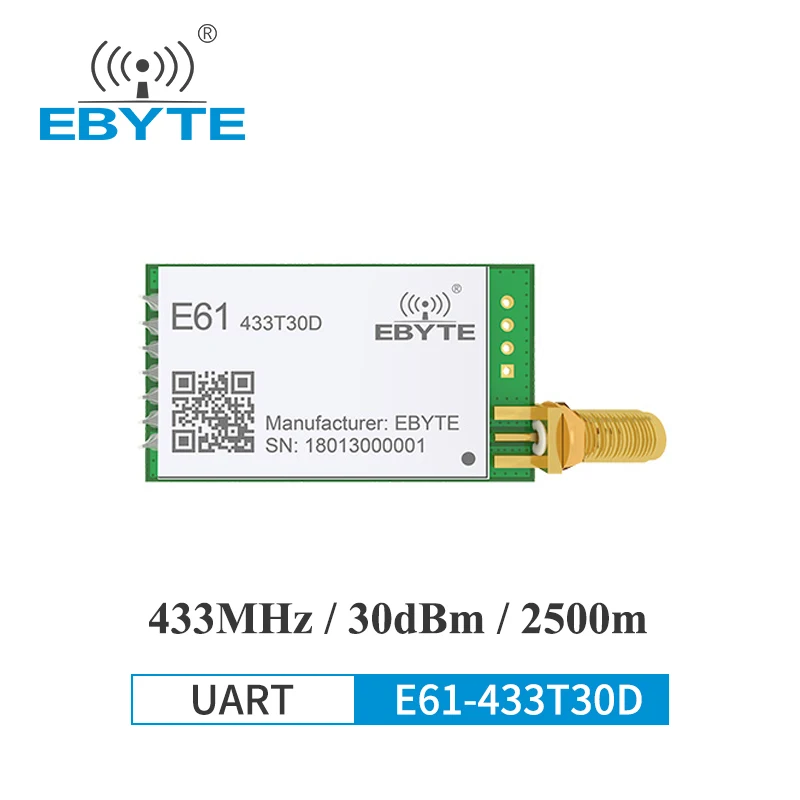 Радиочастотный модуль 433 МГц EBYTE E61-433T30D высокоскоростной IoT uhf беспроводной