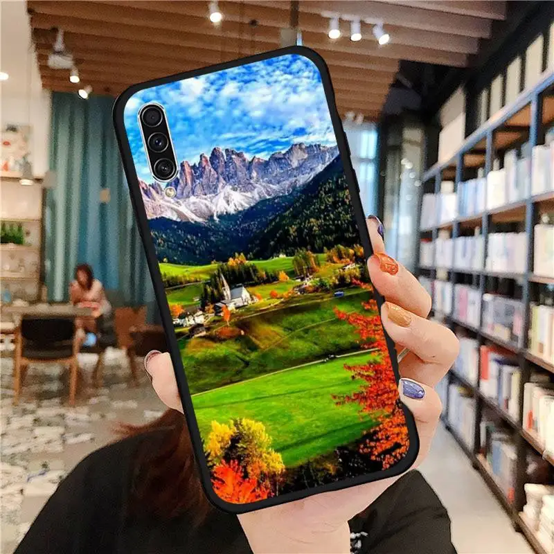 

scenery of mountain fairy tale town Phone Case For Samsung galaxy A S note 10 7 8 9 20 30 31 40 50 51 70 71 21 s ultra plus