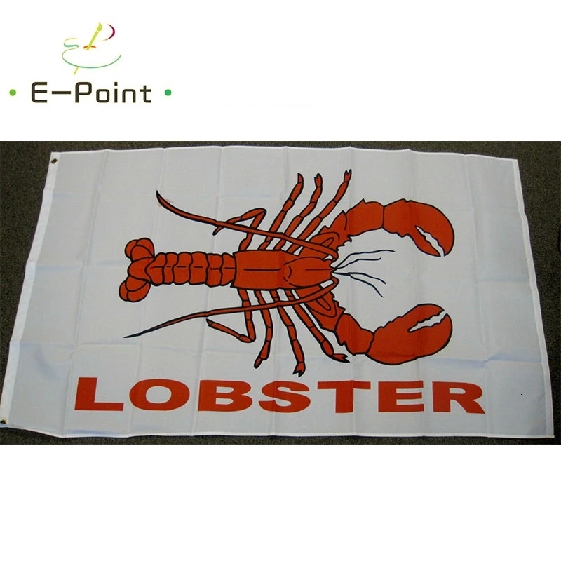

Рекламный флаг-лобстер, Размер 2 фута * 3 фута (60*90 см), размер 3 фута * 5 футов (90*150 см), рождественские украшения для дома, флаг, баннер