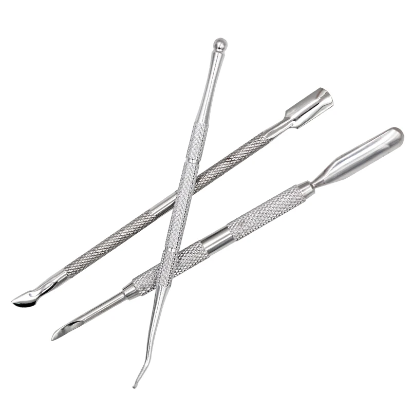 3 шт. кусачки для кутикулы из нержавеющей стали|Пушеры кутикулы| |