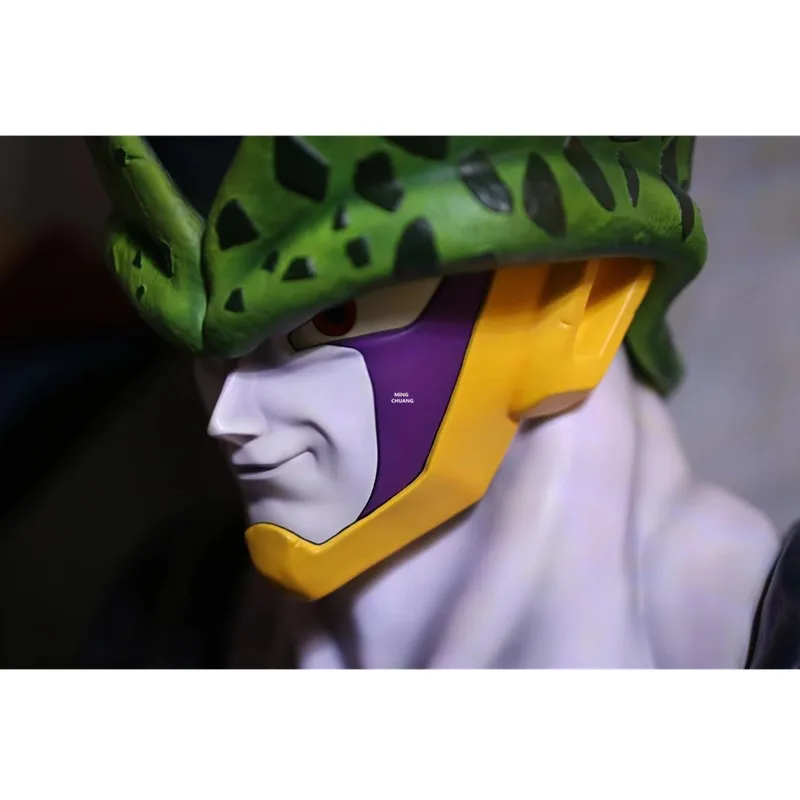 34 &quotСтатуя Dragon Ball Z 1/1 масштаб Супер Saiyan бюст клетка голова портрет креативное
