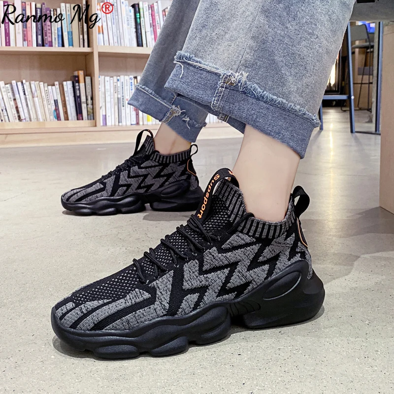 

High-top Casual Breathable Sneakers Fashion Running Shoes High Quality Men's Casual Shoes Lightweight Sneakers Zapatos De Hombre