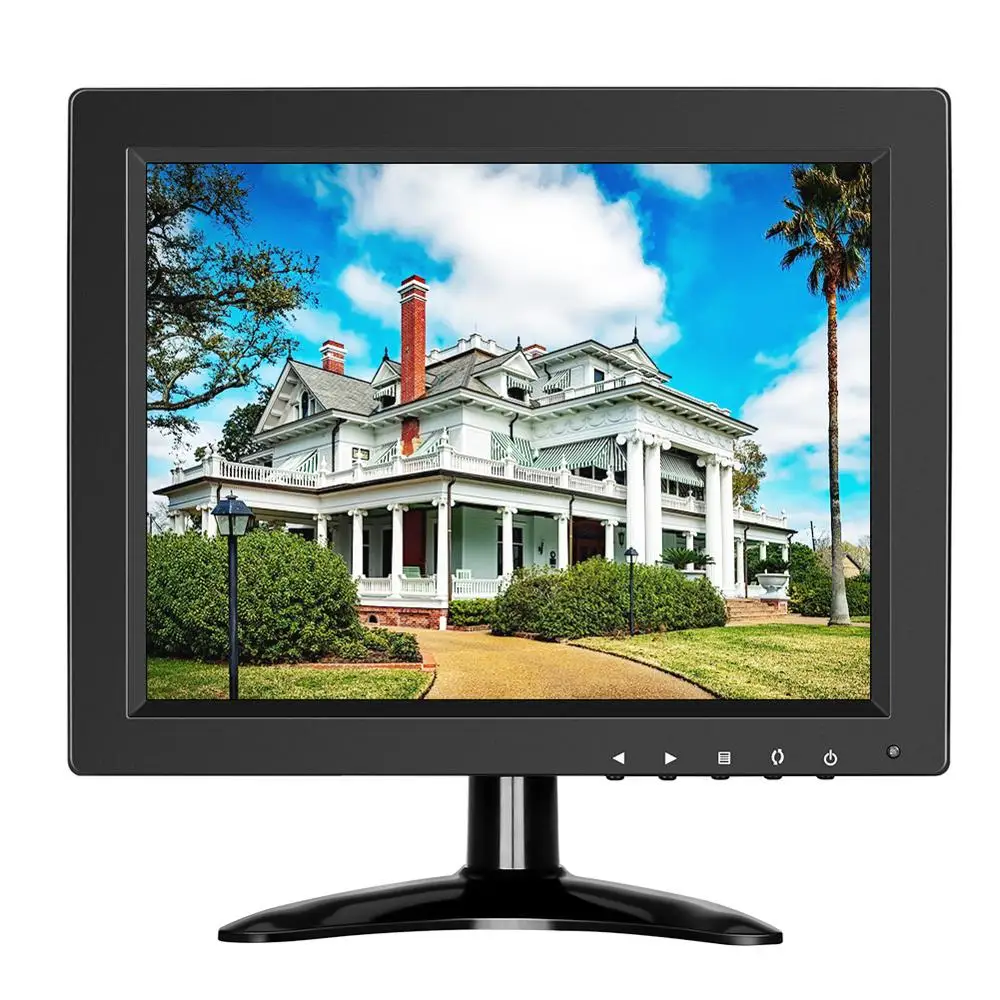 

EYOYO 10 inch monitor 1024x768 IPS Screen With HDMI VGA USB BNC AV Bilt-in Dual Speakers LCD Display for CCTV Raspberry Pi PC