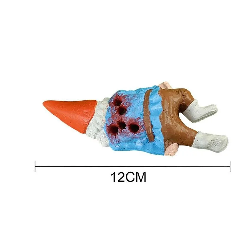 

New 2021 Christmas Dwarf Decoration Resin Crafts Garden Funny Toy Decoration Statue Knife Decoration A2T6