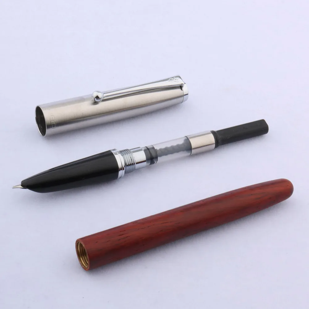 Jinhao 51 A перьевая ручка Классическая деревянная нержавеющая сталь сверхтонкие