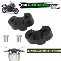 for z900 z 900 2020 900z motorcycle handlebar riser up backs moves bracket kit handle bar mount clamp cnc aluminum