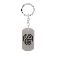 game bear escape from tarkov keychains usec accessories stainless steel pendant keyring men and women cosplay jewelry gifts