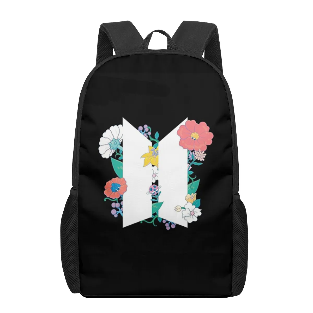 

Школьный рюкзак Bangtan Boys KPOP с 3D принтом для мальчиков и девочек-подростков, повседневная сумка для книг, сумки на плечо, ранец 16 дюймов