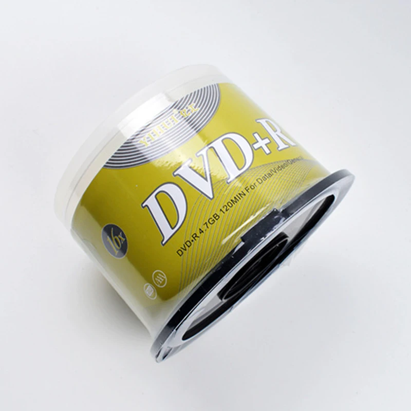Пустые диски DVD + R CD 50 шт. 4 7 ГБ 16X Bluray запись одного раза хранение данных пустые
