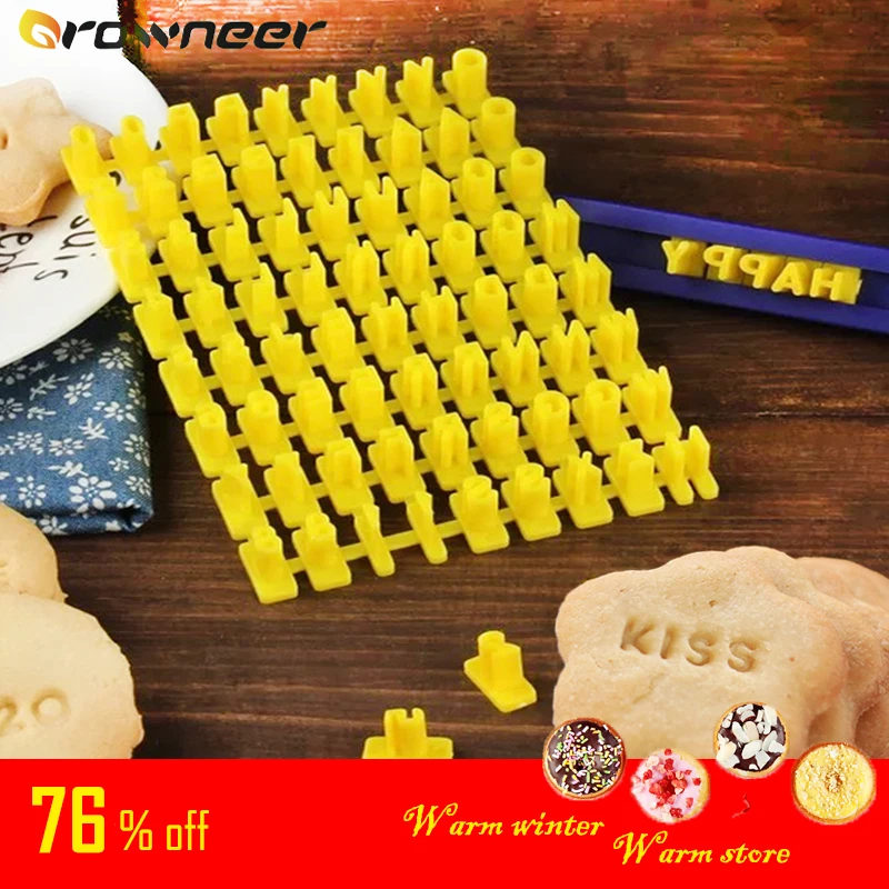 Буквенная форма с буквами алфавита для печенья пресс помадки инструмент