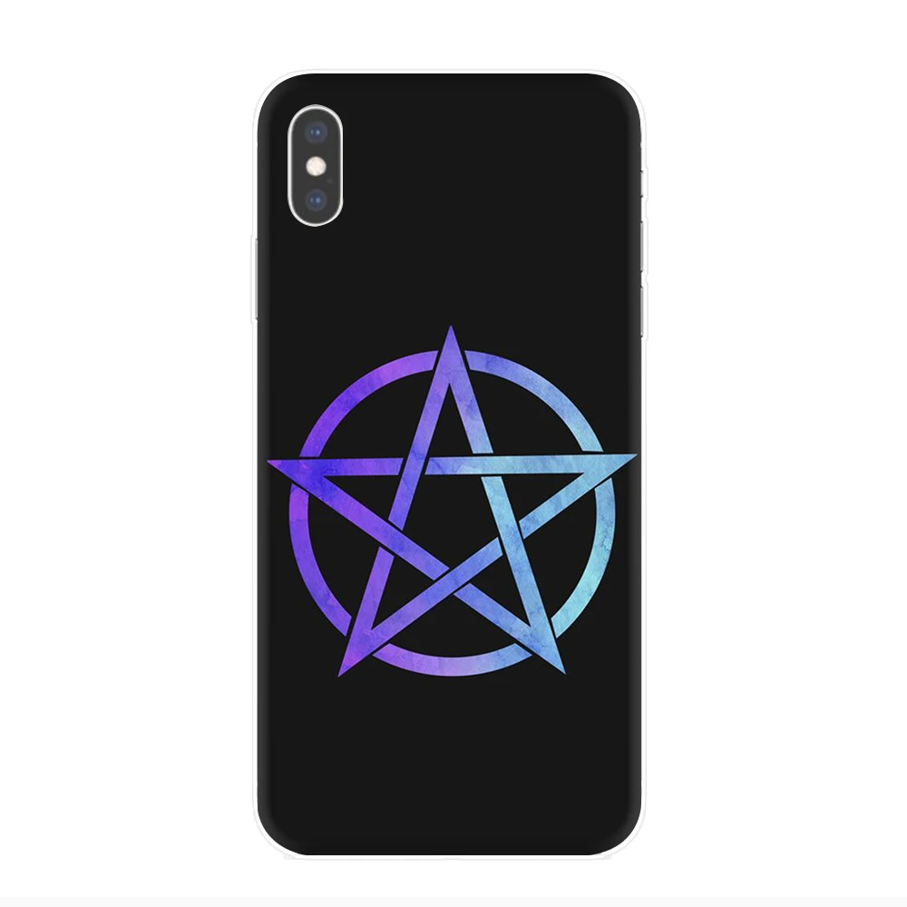 Жесткий чехол для телефона Satanic Pentagram iPhone 5 5S SE 5C 6 6s 7 8 Plus X XR XS Max 11 Pro Max|Бамперы| |