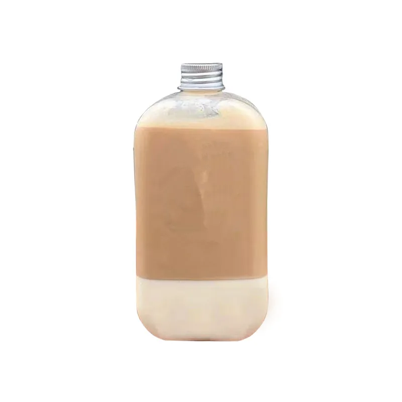 

25pcs Net Red Drinking Black Tea Latte Coffee Packaging Bottle PET Plastic Juice Disposable Drink Bottle Party Milk Tea Cups2