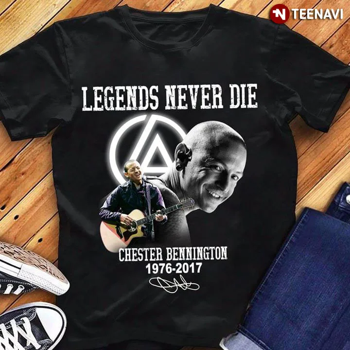 Legend Never Die Честера БЕННИНГТОНА фирменная футболка| |
