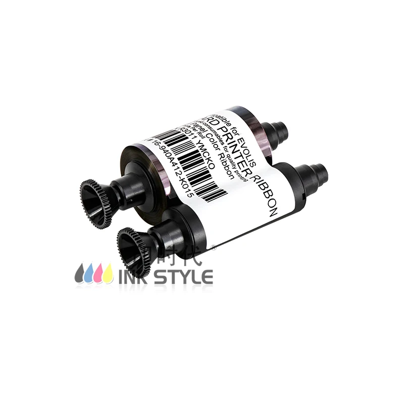 Упаковка из 5 шт. R3011 YMCKO 200 печатная цветная лента для Evolis Pebble4 Dualys Securion серии ID