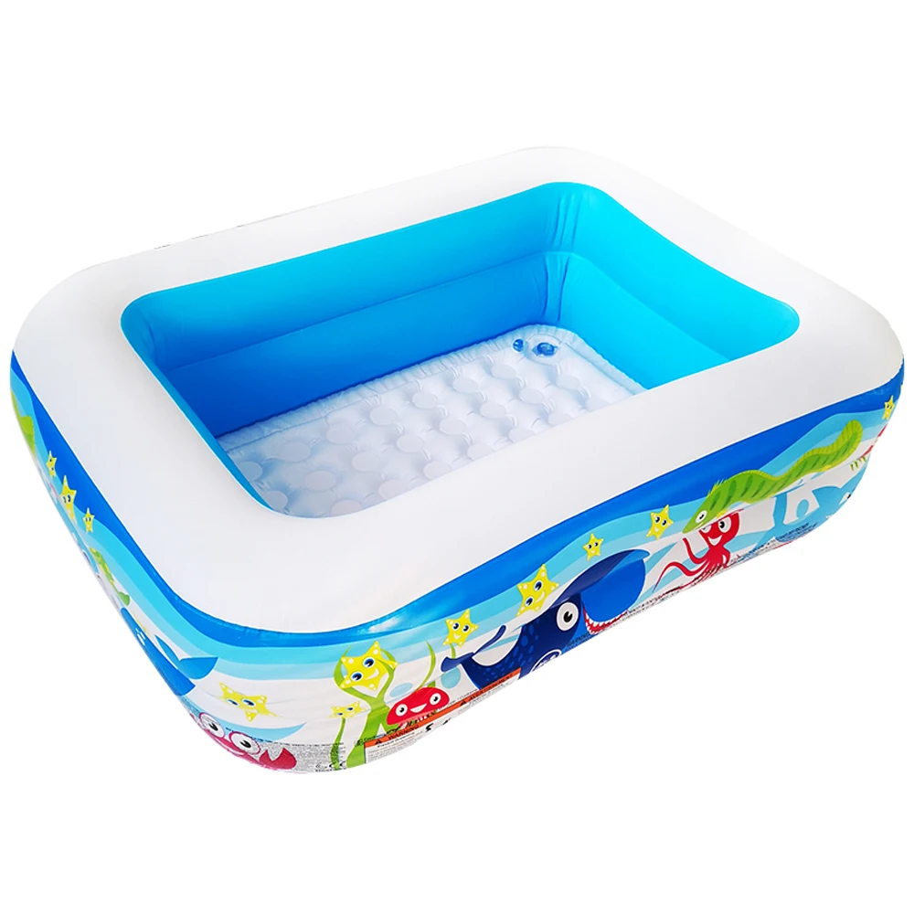 Высококачественный пластиковый надувной квадратный синий подводный мир с